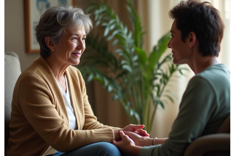 One-on-one mindfulness coaching session with a compassionate guide